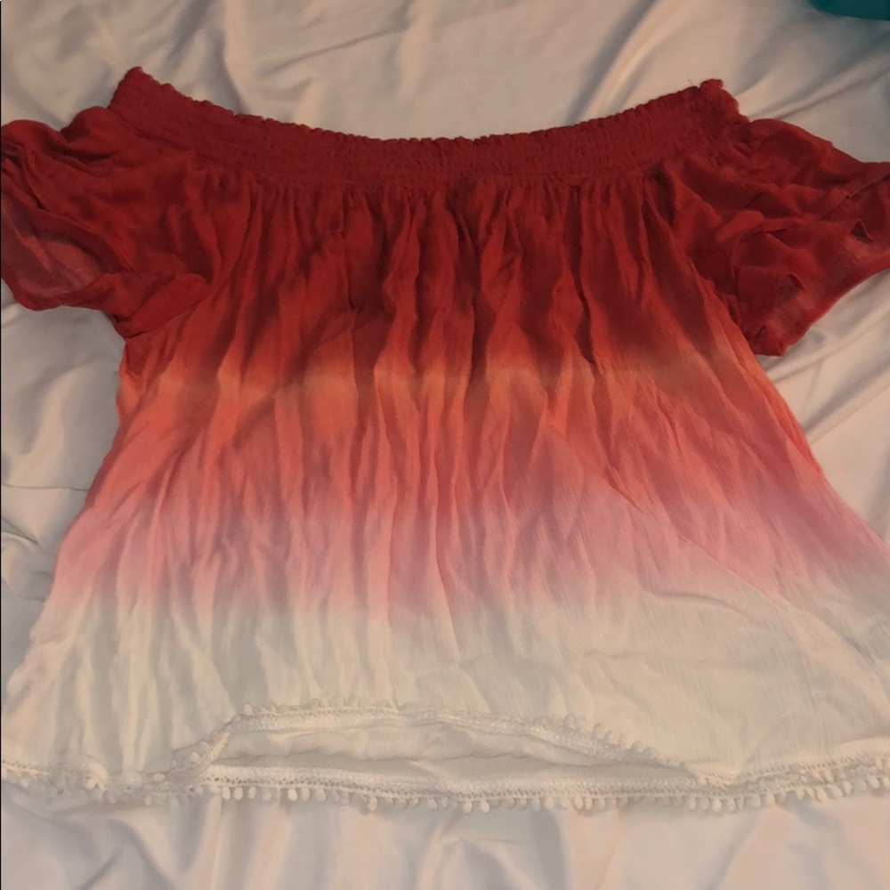 Off the shoulder blouse